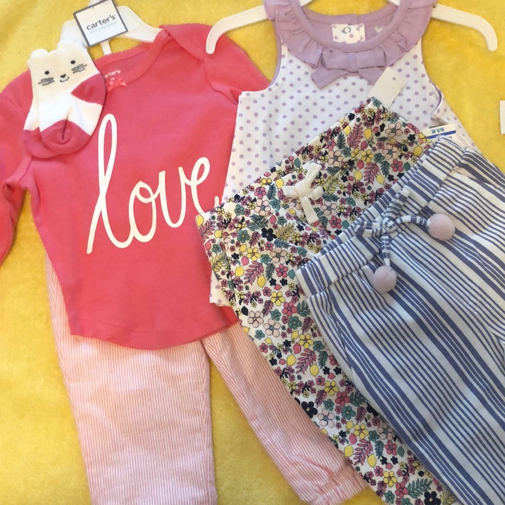 BABY GIRL CLOTHES new with Tags PRICE FIRM